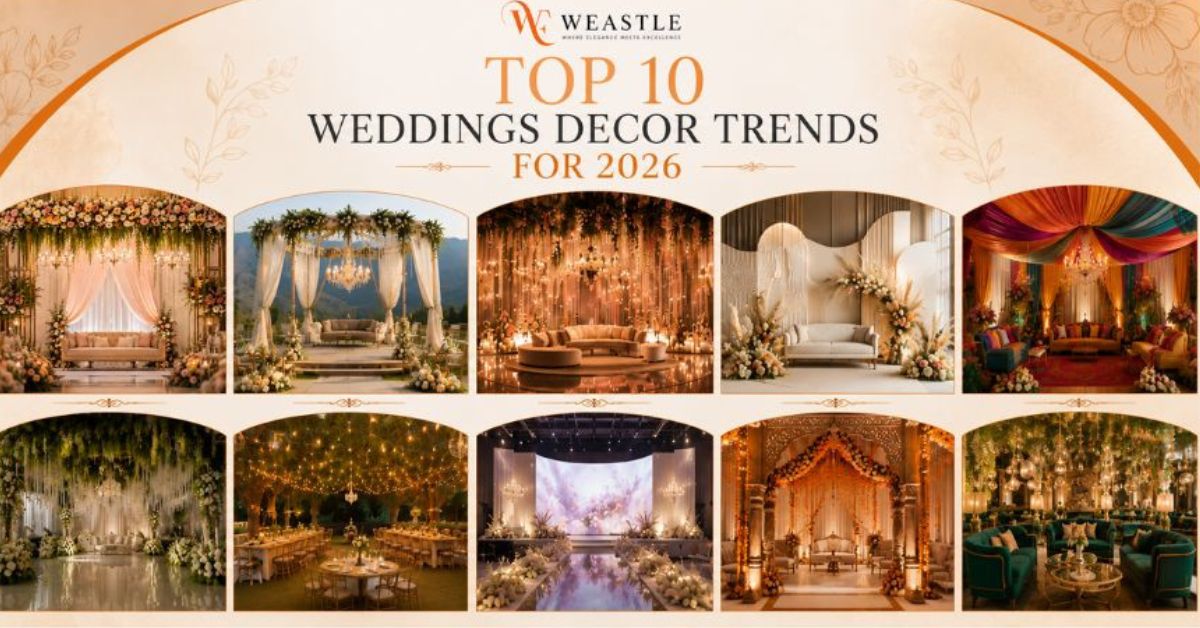 Top 10 Weddings Decor Trends for 2026