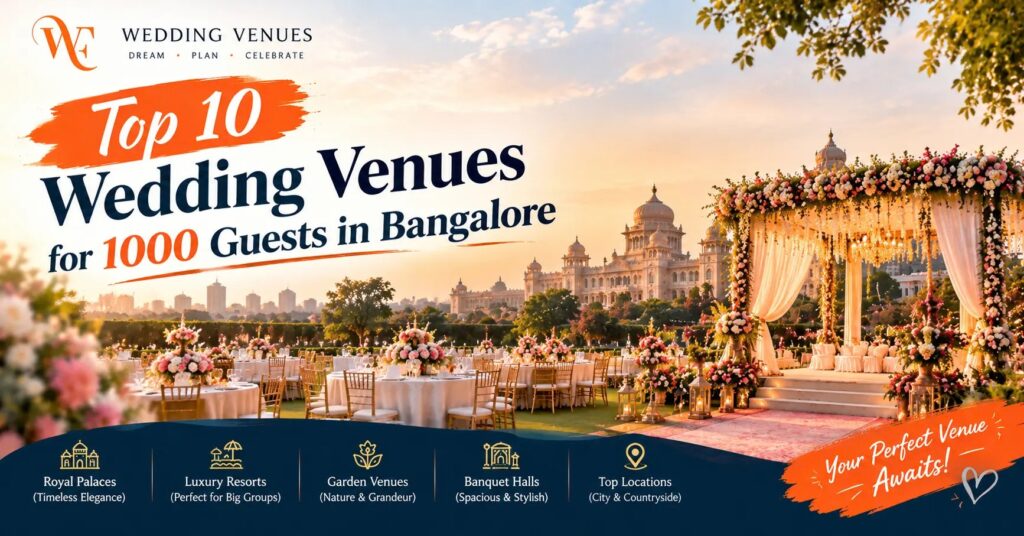 Top 10 Wedding Venues for 1000 Guests in Bangalore