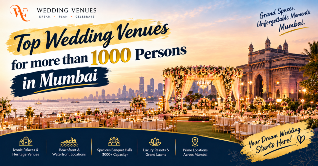 Top Wedding Venues for more than 1000 persons in Mumbai